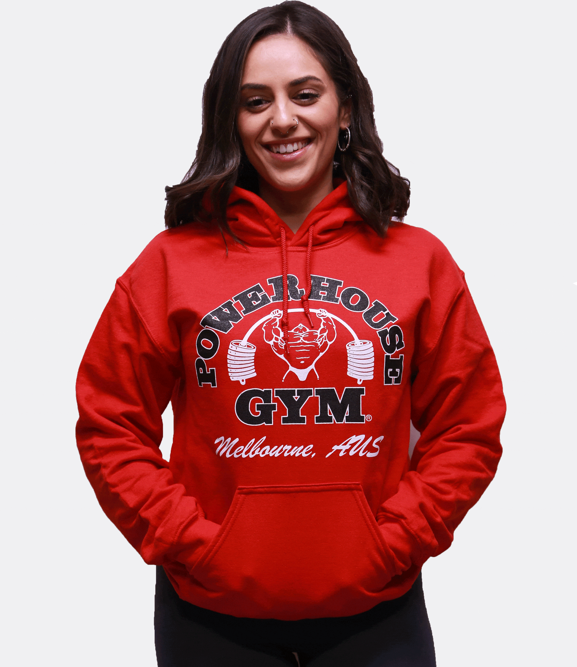 Gym red hoodie online