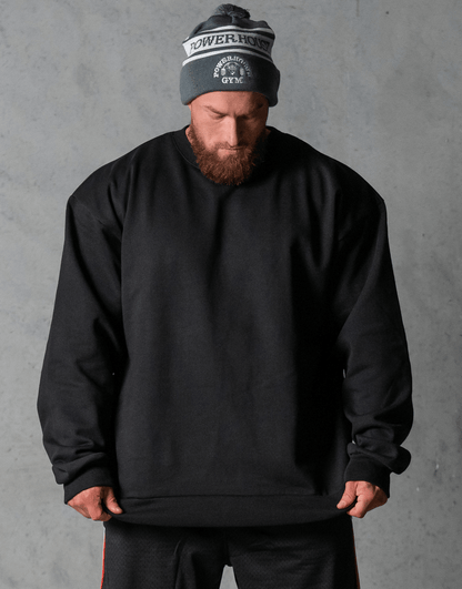 Powerhouse Gym Pro Shop Iron Built Crewneck — Classic Strength, No Hood Needed