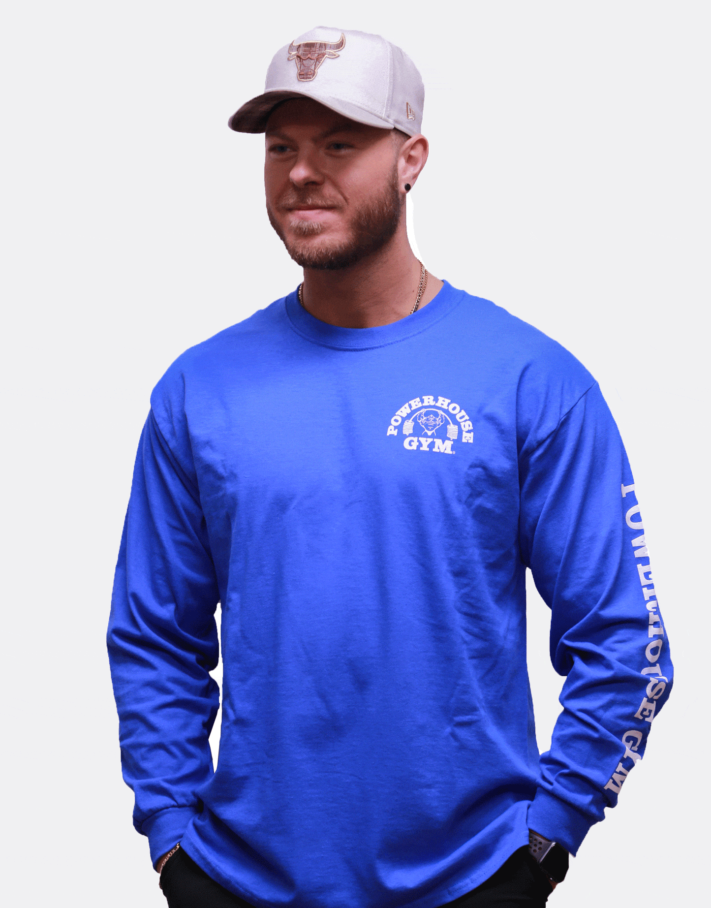 Powerhouse Gym Pro Shop Long Sleeve Royal Blue
