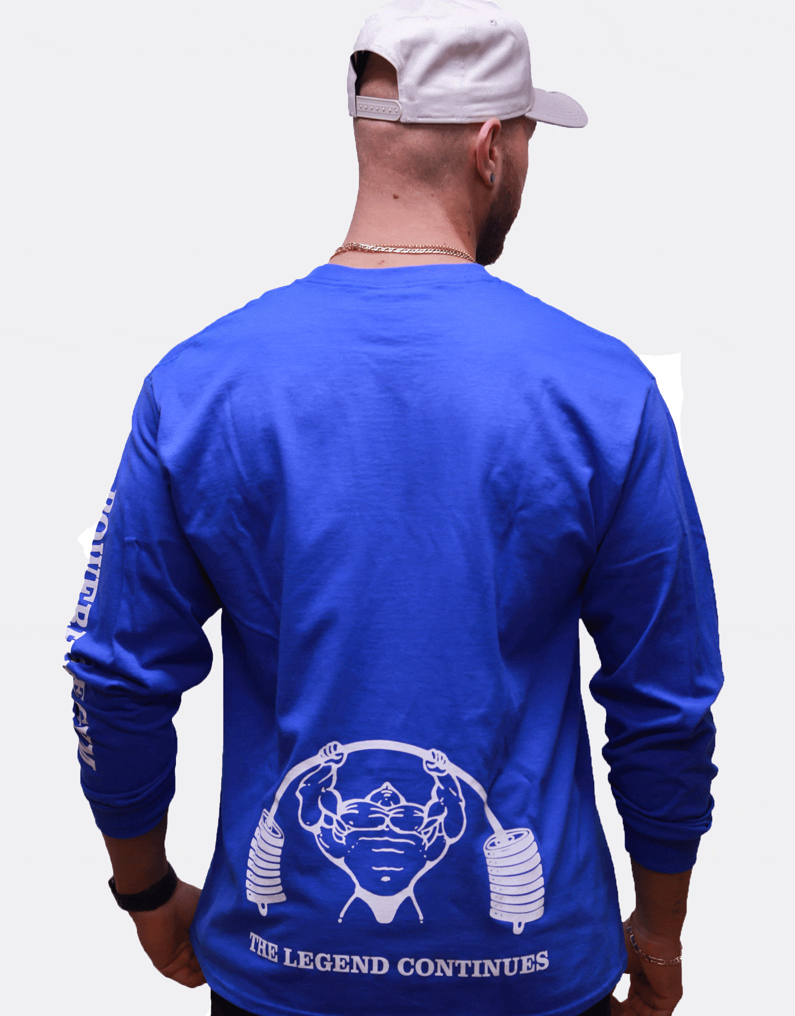 Powerhouse Gym Pro Shop Long Sleeve Royal Blue