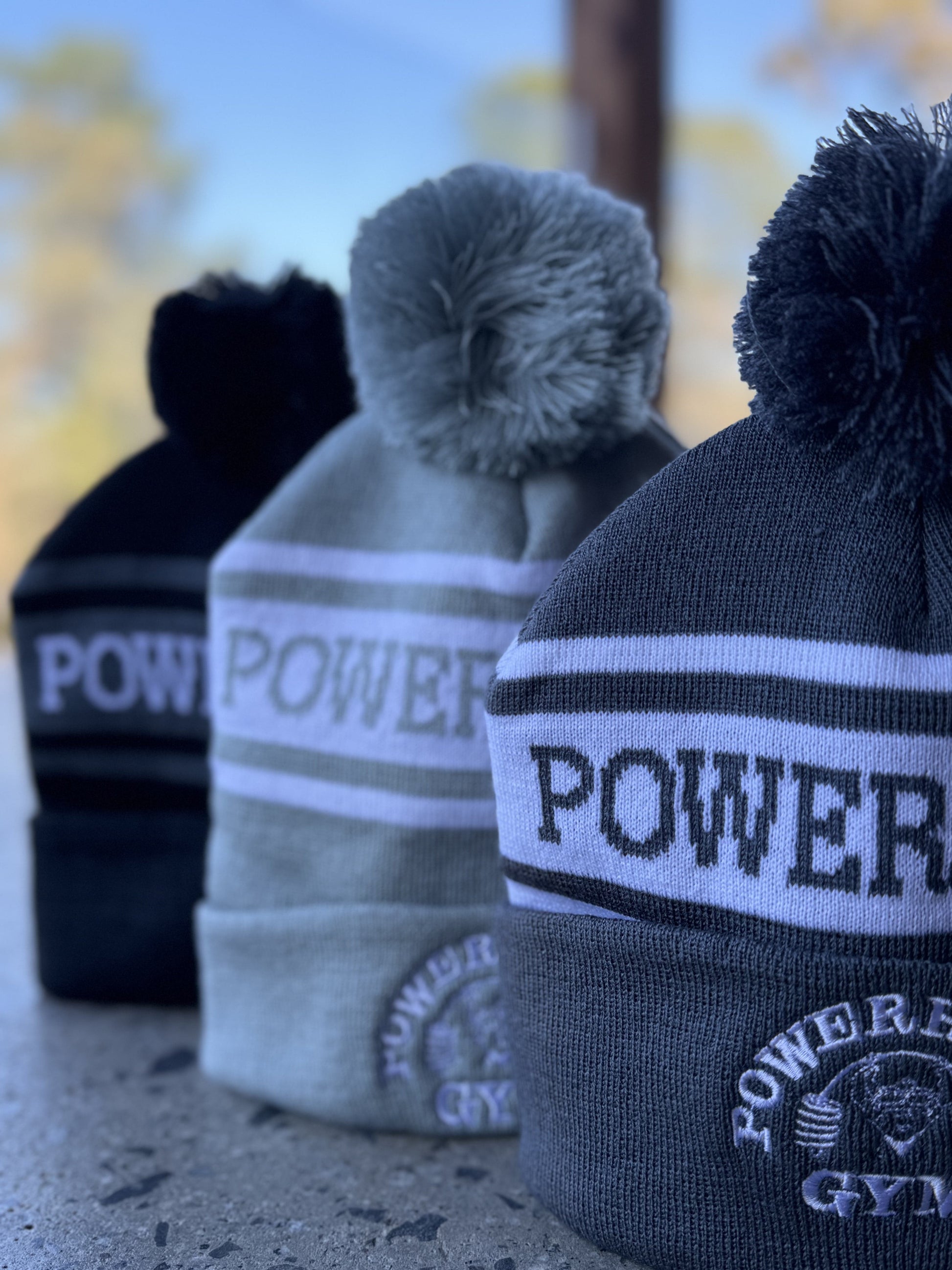 Powerhouse Gym Pro Shop Pom Beanie