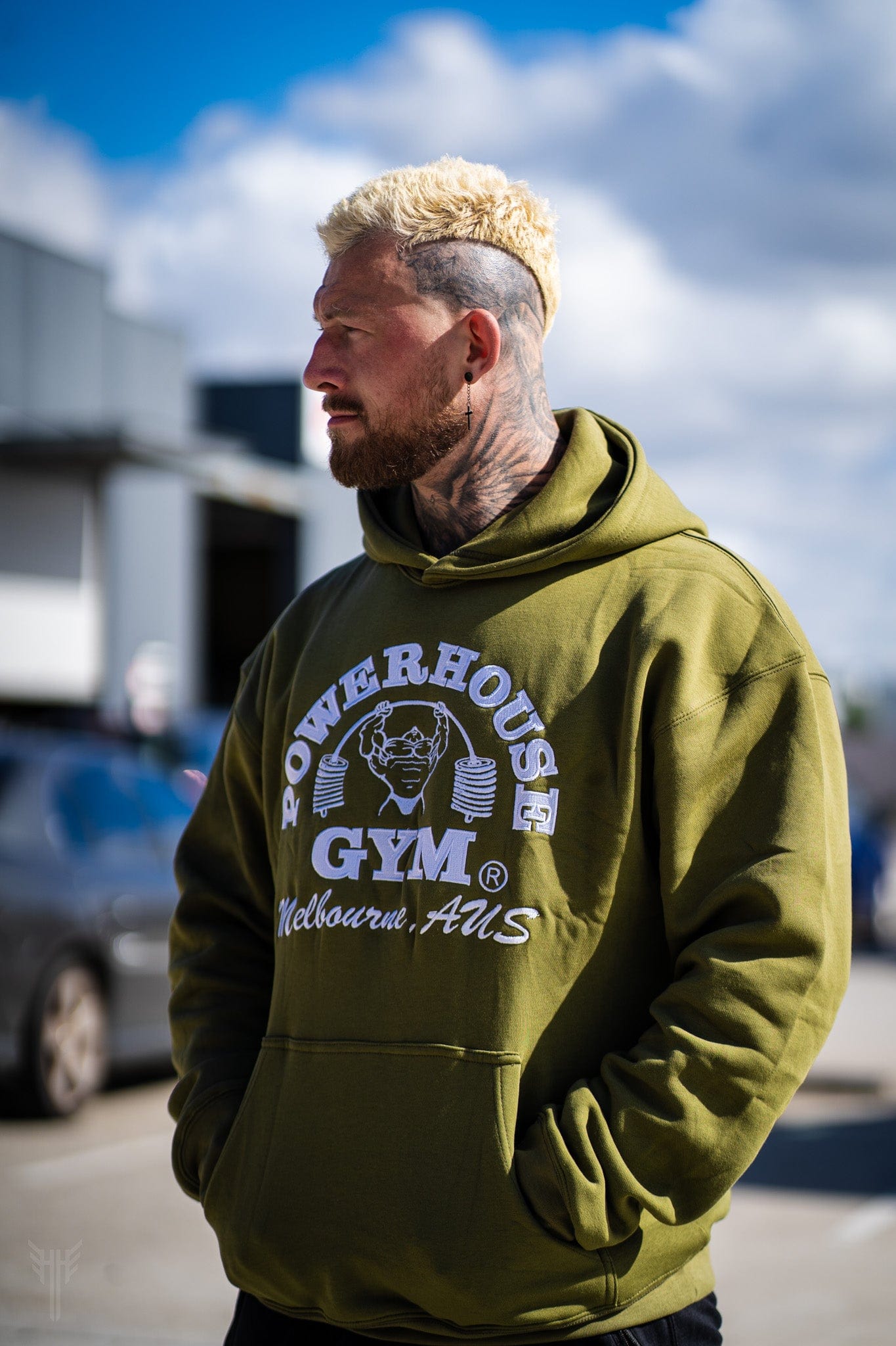 Powerhouse Gym Pro Shop Premium Oversized Premium Hoodie