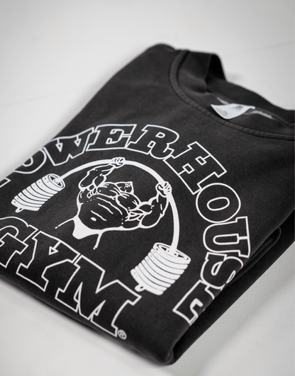Powerhouse Gym Pro Shop Relaxed Crew - Faded Black