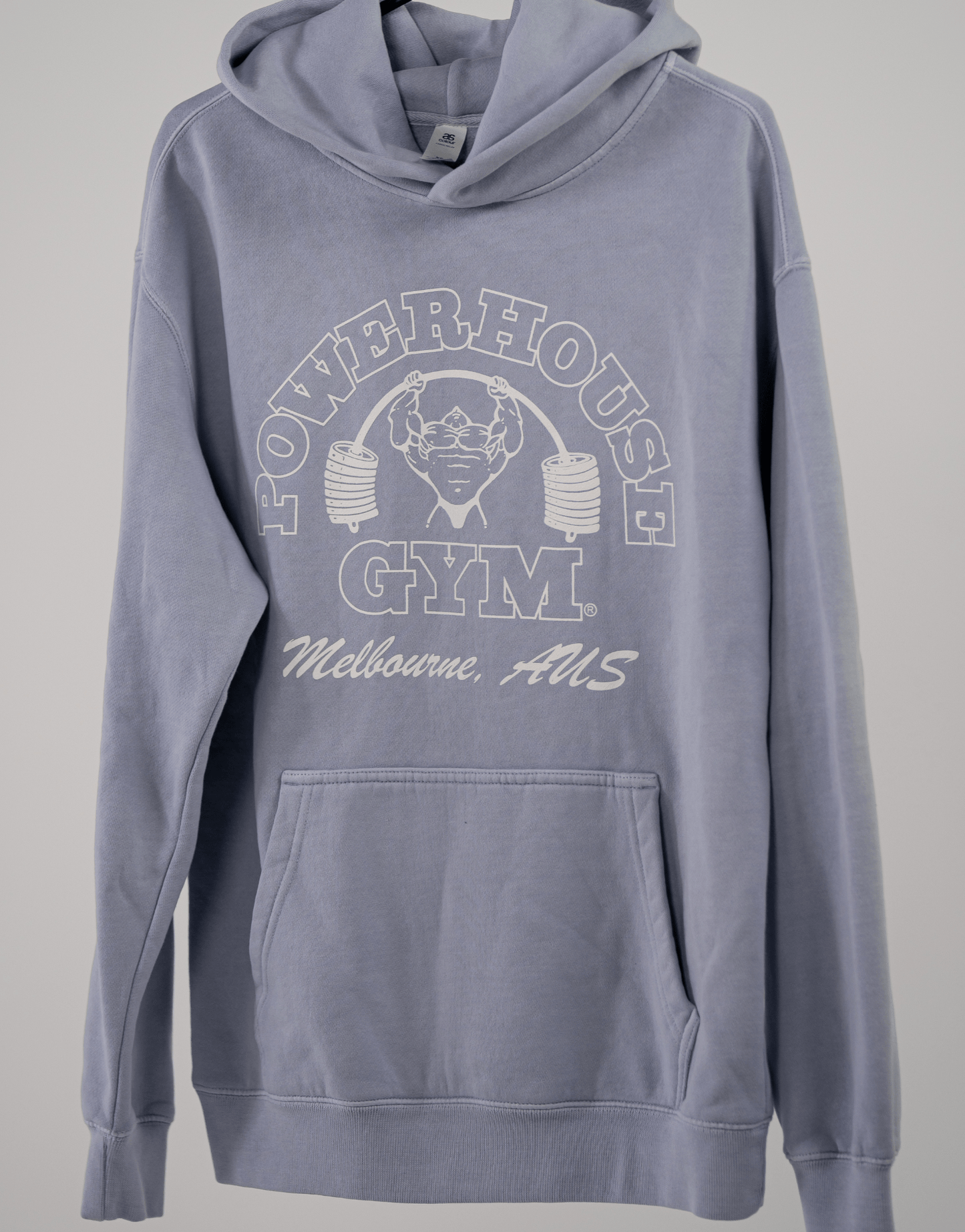 Powerhouse Gym Pro Shop Relaxed Hoodie - Faded Powder (blue)