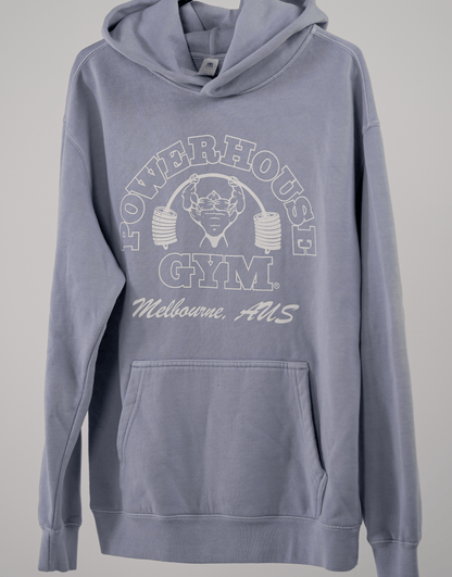 Powerhouse Gym Pro Shop Relaxed Hoodie - Faded Powder (blue)