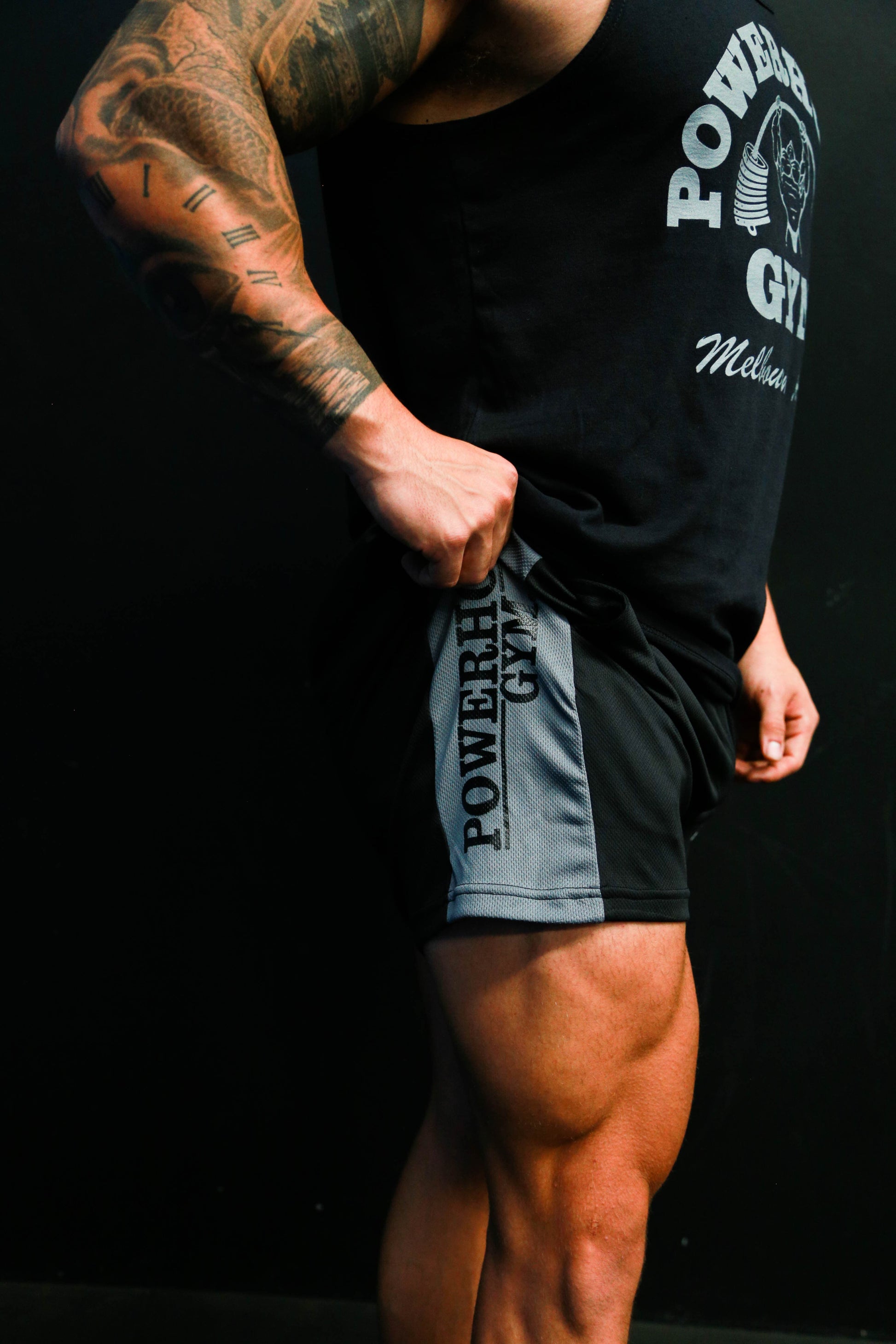 Powerhouse Gym Pro Shop Small Gym Shorts 2.0 Darker