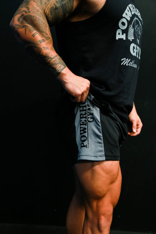 Powerhouse Gym Pro Shop Small Gym Shorts 2.0 Darker