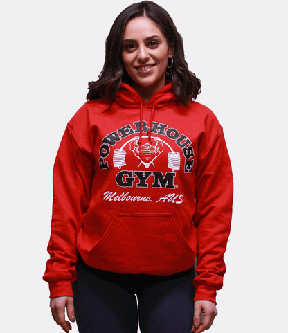 Powerhouse Gym Pro Shop Small Hoodie Red/ Black