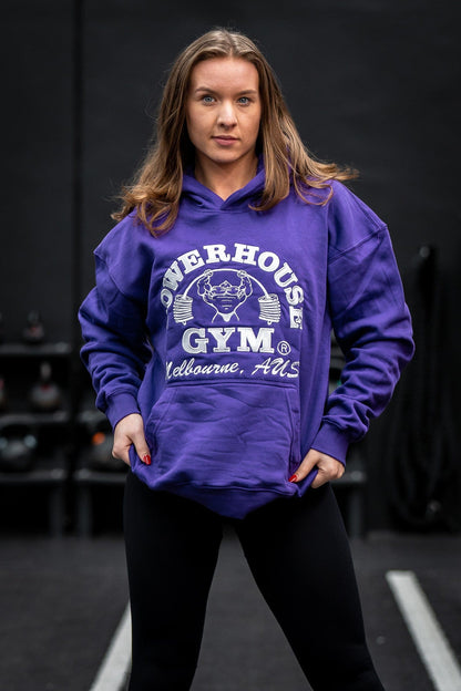 Powerhouse Gym Pro Shop Small Premium Oversized Hoodie Purple