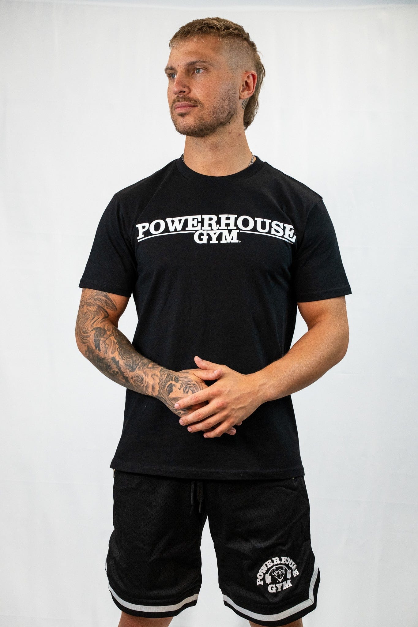Powerhouse Gym Pro Shop Small T-Shirt PHG Edition Black/ Red