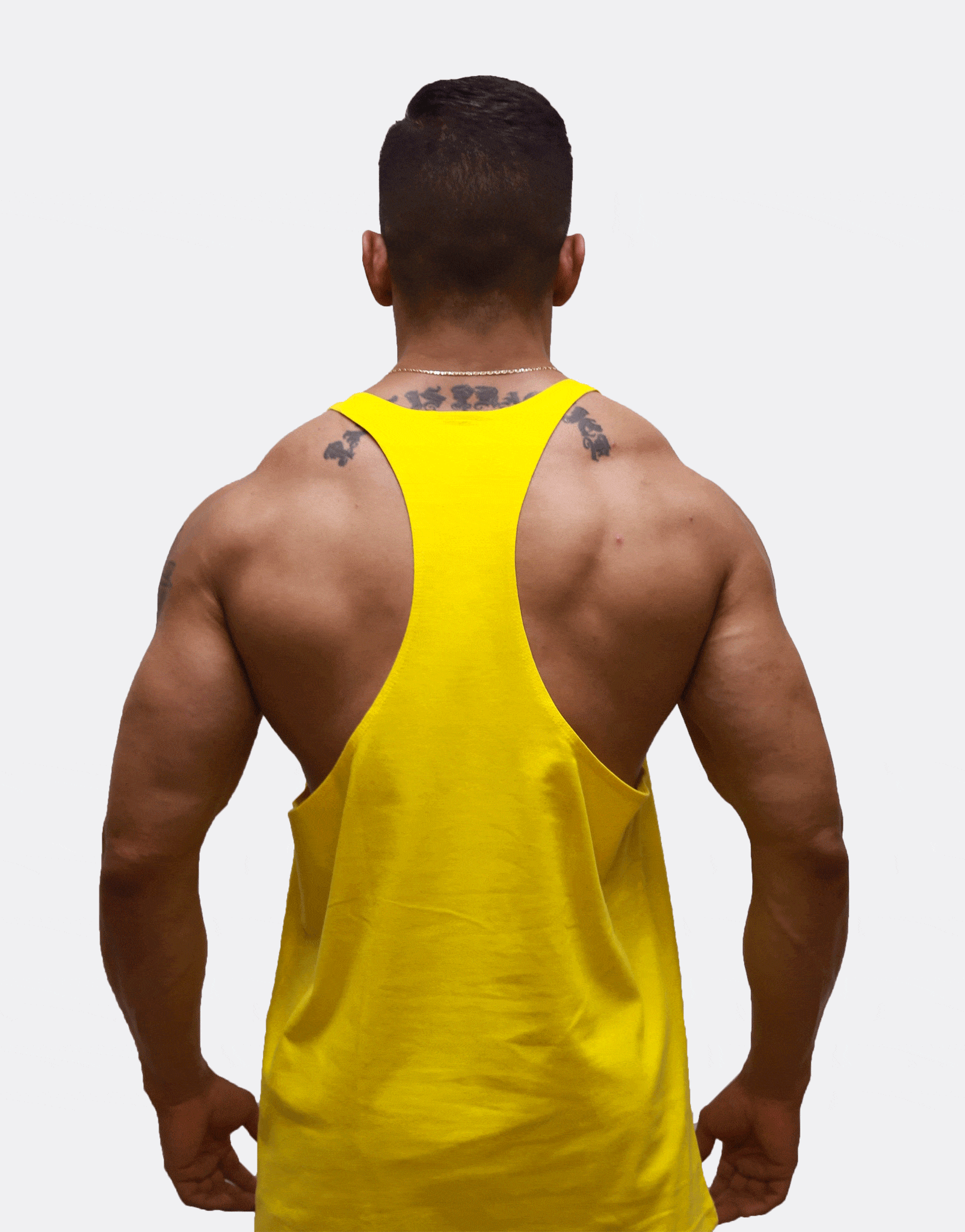 Powerhouse Gym Pro Shop T-Back Tank - Yellow