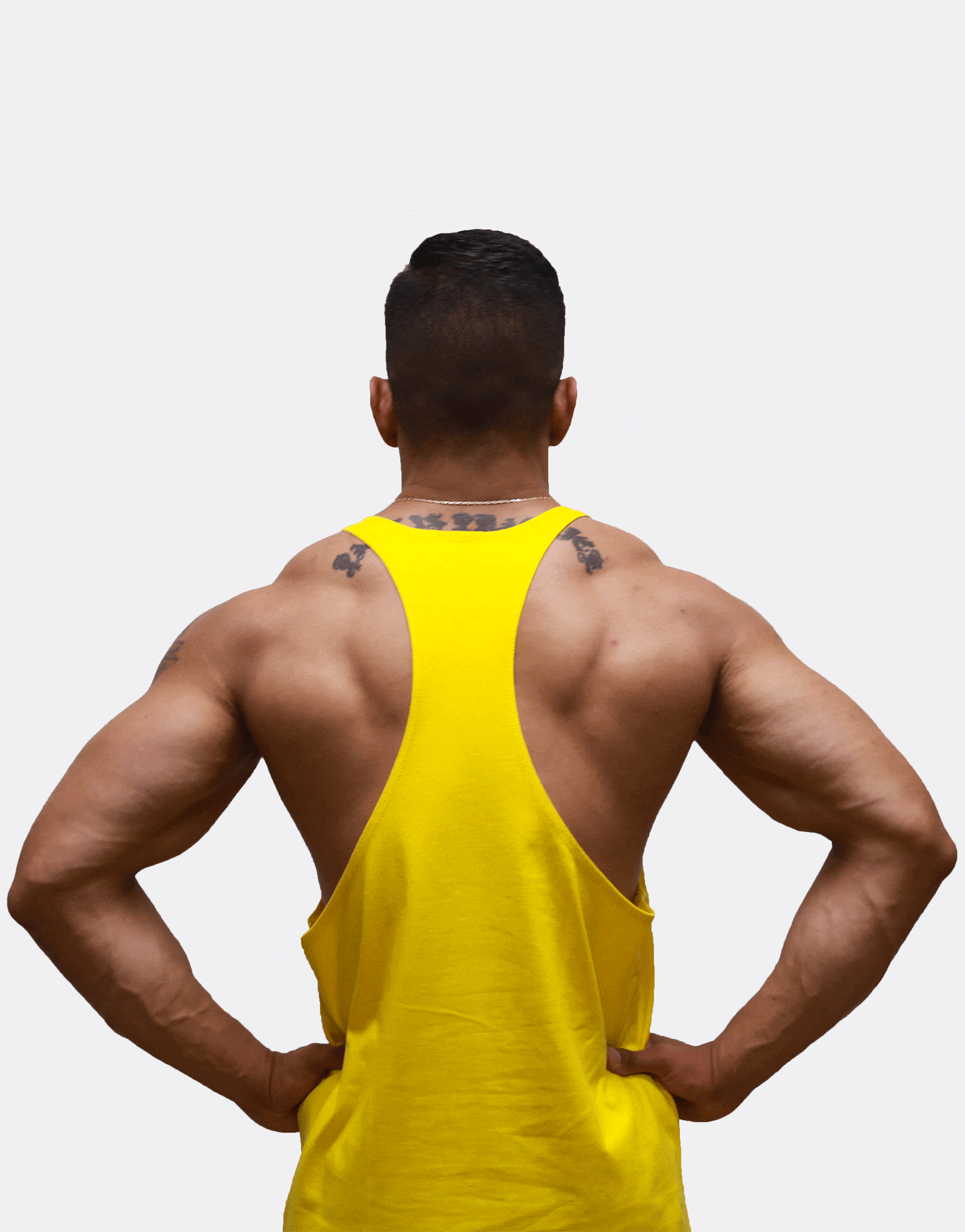 Powerhouse Gym Pro Shop T-Back Tank - Yellow