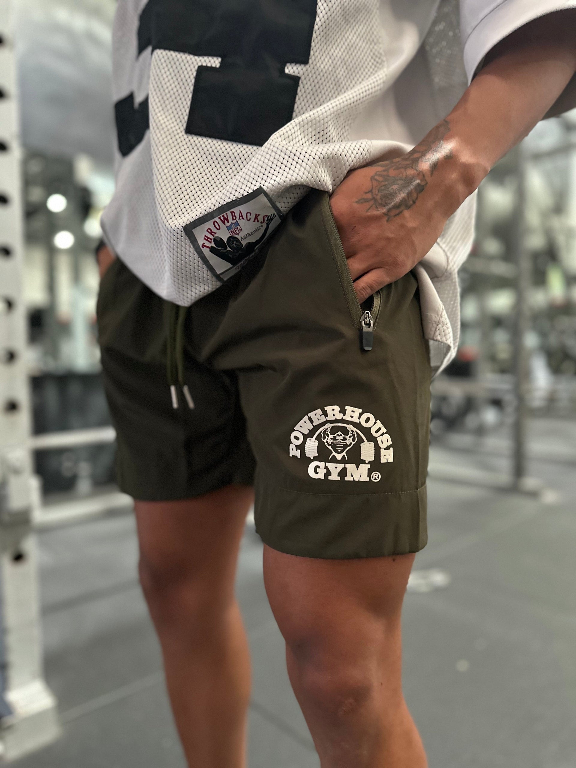 Track Shorts-Olive – Powerhouse Gym Pro Shop
