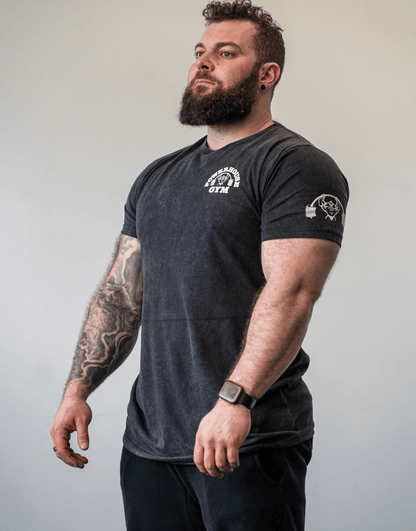 Powerhouse Gym Pro Shop Training Tee Thicc Faded Black